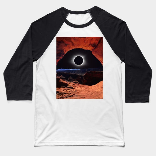 Eclipse Baseball T-Shirt by Cajuca